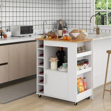 Kitchen Island Rolling Storage