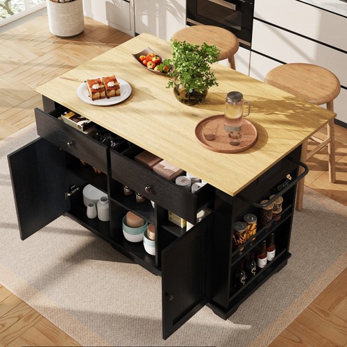 Rolling kitchen island storage - rolling,
