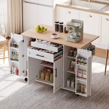 Rolling Kitchen Island w/