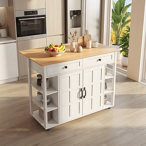 Kitchen island with - kitchen, leaf