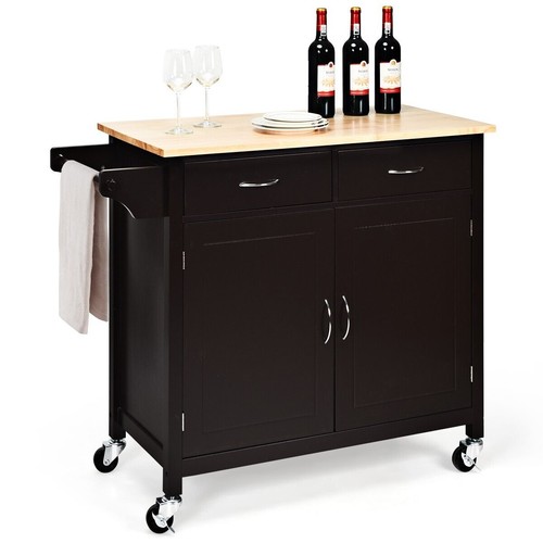 Kitchen island rolling storage - kitchen,