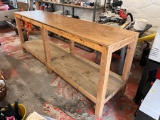 Large Rustic Vintage Workbench