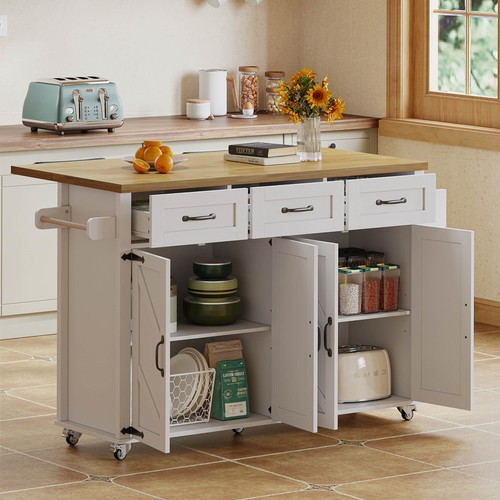 Kitchen island drop - w/drop, leaf