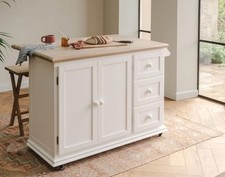 Shire White Kitchen Island