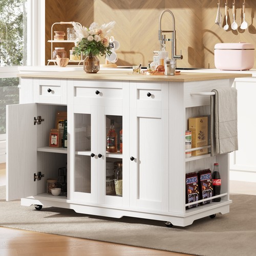 Kitchen island cabinet storage - kitchen,
